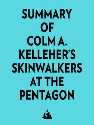 cover image of Summary of Colm A. Kelleher's Skinwalkers At the Pentagon